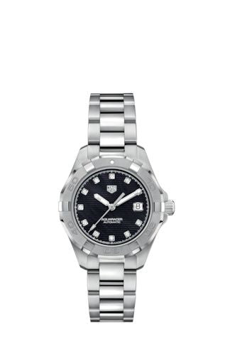 TAG Heuer - WBD2312.BA0740  Aquaracer 300M Calibre 9 Automatic 32 Stainless Steel / Black MOP - Diamond / Bracelet