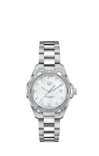 TAG Heuer - WBD2313.BA0740  Aquaracer 300M Calibre 9 Automatic 32 Stainless Steel / MOP - Diamond / Bracelet