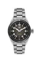 TAG Heuer Autavia Isograph Calibre 5 Stainless Steel / Grey / Leather (WBE5110.EB0173)