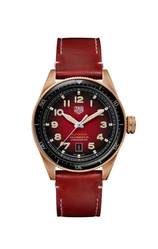 TAG Heuer - WBE5192.FC8300  Autavia Calibre 5 Bronze / Red