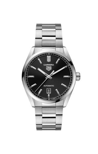 TAG Heuer - WBN2110.BA0639  Carrera Automatic Stainless Steel / Black / Bracelet