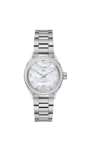 TAG Heuer - WBN2414.BA0621  Carrera Automatic 29 Stainless Steel - Diamond / MOP / Bracelet