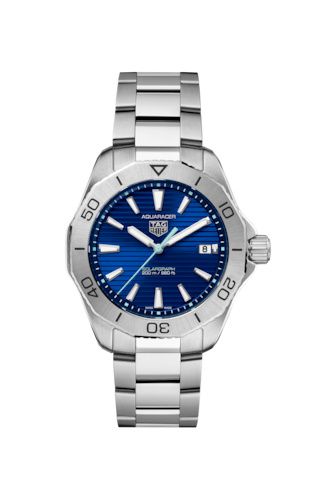 TAG Heuer - WBP1113.BA0000  Aquaracer Professional 200 Solargraph 40 Stainless Steel / Blue