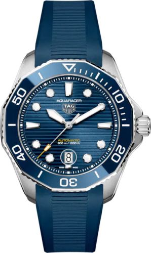 TAG Heuer - WBP201B.FT6198  Aquaracer Professional 300 43 Stainless Steel / Blue / Rubber