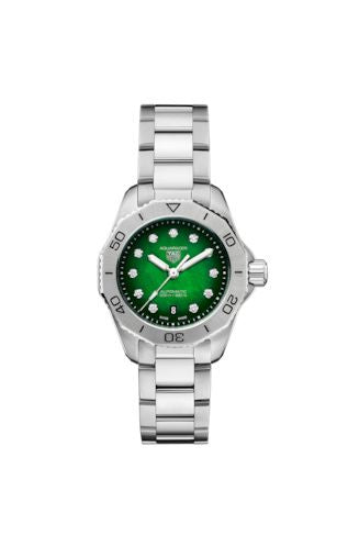 TAG Heuer - WBP2415.BA0622  Aquaracer Professional 200 Automatic 30 Stainless Steel / Green MOP