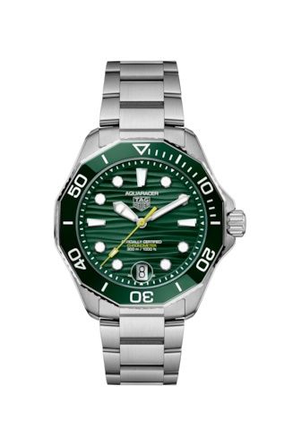 TAG Heuer - WBP5116.BA0013  Aquaracer Professional 300 42 Stainless Steel / Green