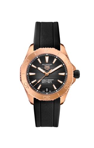 TAG Heuer - WBP5150.FT6199  Aquaracer Professional 200 40 Automatic Rose Gold - Titanium  / Grey  / Rubber