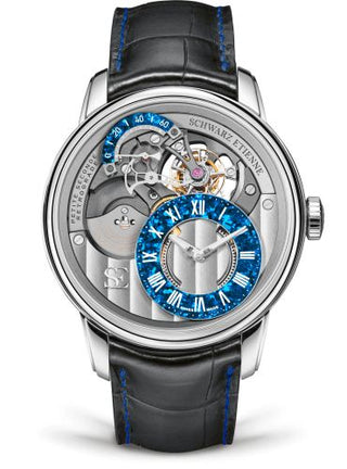 Schwarz Etienne - WCF22TSE03WG01AA  La Chaux-de-Fonds Petite Seconde Rétrograde Tourbillon White Gold / Blue Opal