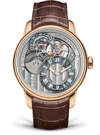 Schwarz Etienne - WCF22TSE06RB21AA  La Chaux-de-Fonds Petite Seconde Rétrograde Tourbillon Red Gold / Hermatite Specularite