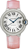 Cartier Ballon Blue de Cartier 36 Automatic Pink Gold / Diamonds / Bracelet (WE900651)