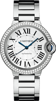 Cartier Ballon Blue de Cartier 42 Automatic Pink Gold / Silver (WE9006Z3)