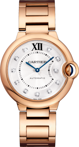 Cartier - WE902026  Ballon Blue de Cartier 36 Automatic Pink Gold / Diamond / Bracelet