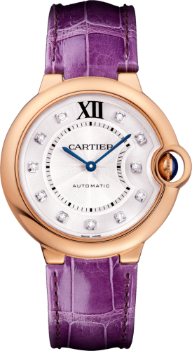 Cartier - WE902028  Ballon Blue de Cartier 36 Automatic Pink Gold / Diamond