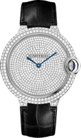 Cartier Ballon Blue de Cartier 36 Automatic White Gold / Diamonds / Pink (WE902049)