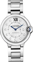 Cartier Ballon Blue de Cartier 36 Automatic Pink Gold / Diamonds / Purple (WE902075)