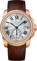 Cartier Calibre de Cartier 42 Pink Gold / Chocolate / Bracelet (WF100013)