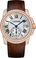 Cartier Calibre de Cartier 42 Stainless Steel / Silver / Bracelet (WF100015)