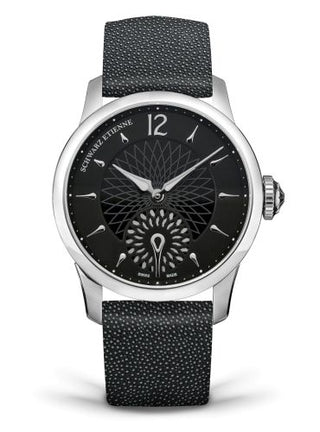 Schwarz Etienne - WFI15MA01SS01AA  Fiji Floral Seconds Stainless Steel / Black