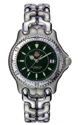 TAG Heuer - WG1219.BA0437  S/EL Quartz 33 Stainless Steel / Green / Bracelet