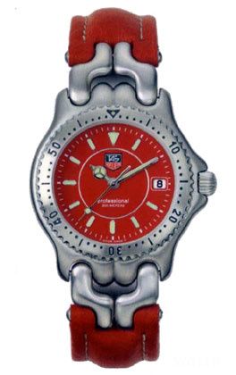 TAG Heuer - WG121C.FC6149  S/EL Quartz 33 Stainless Steel / Red / Strap