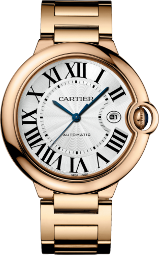 Cartier - WGBB0016  Ballon Blue de Cartier 42 Automatic Pink Gold / Silver / Bracelet