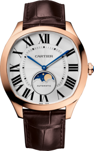 Cartier - WGNM0008  Drive de Cartier Moon Phases Pink Gold / Silver