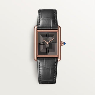 Cartier - WGTA0092  Tank Louis Cartier Large Manual Rose Gold / Grey Graphical