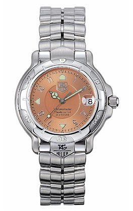 TAG Heuer - WH5216.BA0676  6000 Stainless Steel / Salmon / Bracelet