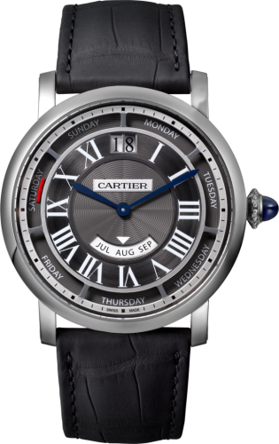 Cartier - WHRO0003  Rotonde de Cartier 40 Annual Calendar White Gold / Grey