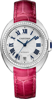 Cartier Clé de Cartier 35 White Gold / Full Diamonds / Red (WJCL0014)