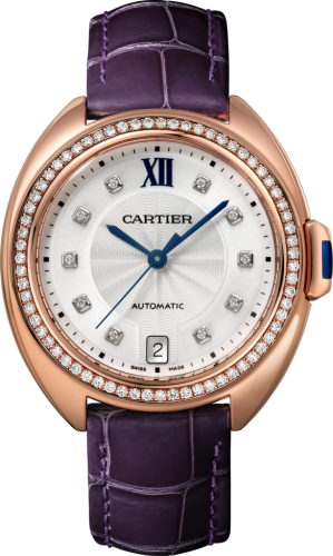 Cartier - WJCL0039  Clé de Cartier 35 Pink Gold / Diamonds / Purple