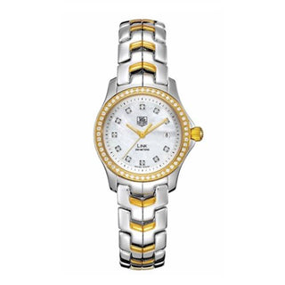 TAG Heuer - WJF1353.BB0581  Link Quartz Stainless Steel - Yellow Gold - Diamond / MOP