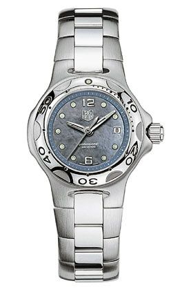 TAG Heuer - WL131H.BA0709  TAG Heuer Kirium Quartz 32 Stainless Steel / Blue MOP / Bracelet