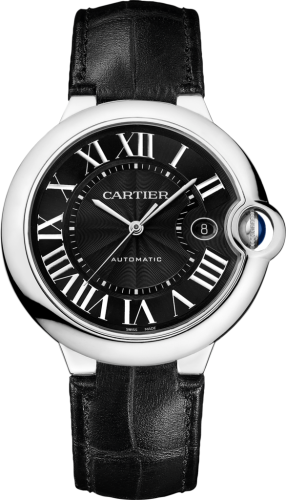 Cartier - WSBB0003  Ballon Blue de Cartier 42 Automatic Stainless Steel / Black