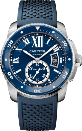 Cartier - WSCA0011  Calibre de Cartier Diver Stainless Steel / Blue / Rubber