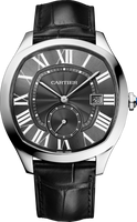 Cartier Drive de Cartier Second Time Zone Day / Night Stainless Steel / Silver (WSNM0009)