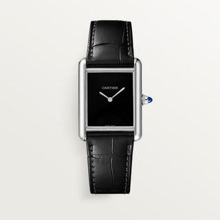 Cartier - WSTA0072  Tank Must Large Quartz Stainless Steel / Silver