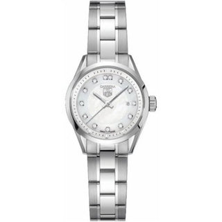 TAG Heuer - WV1411.BA0793  Carrera Quartz 27 Stainless Steel / MOP - Diamond / Bracelet