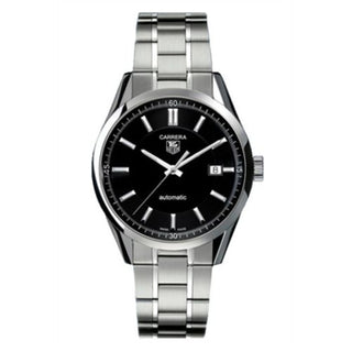 TAG Heuer - WV211B.BA0787  Carrera Calibre 5 39 Stainless Steel / Black / Bracelet