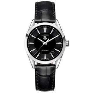 TAG Heuer - WV2213.FC6263  Carrera Calibre 5 36 Stainless Steel / Black / Alligator