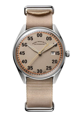 Elka Watch Co. - X02-0901  X-Series Stainless Steel / Beige / NATO